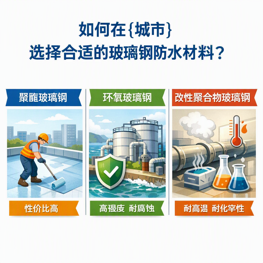 如何在石家庄选择合适的玻璃钢防水材料?