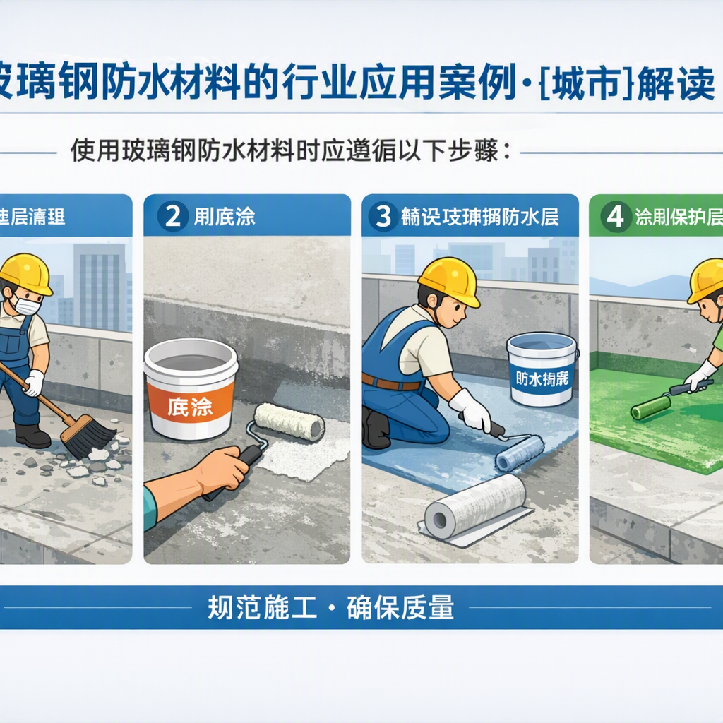 玻璃钢防水材料的行业应用案例,石家庄解读